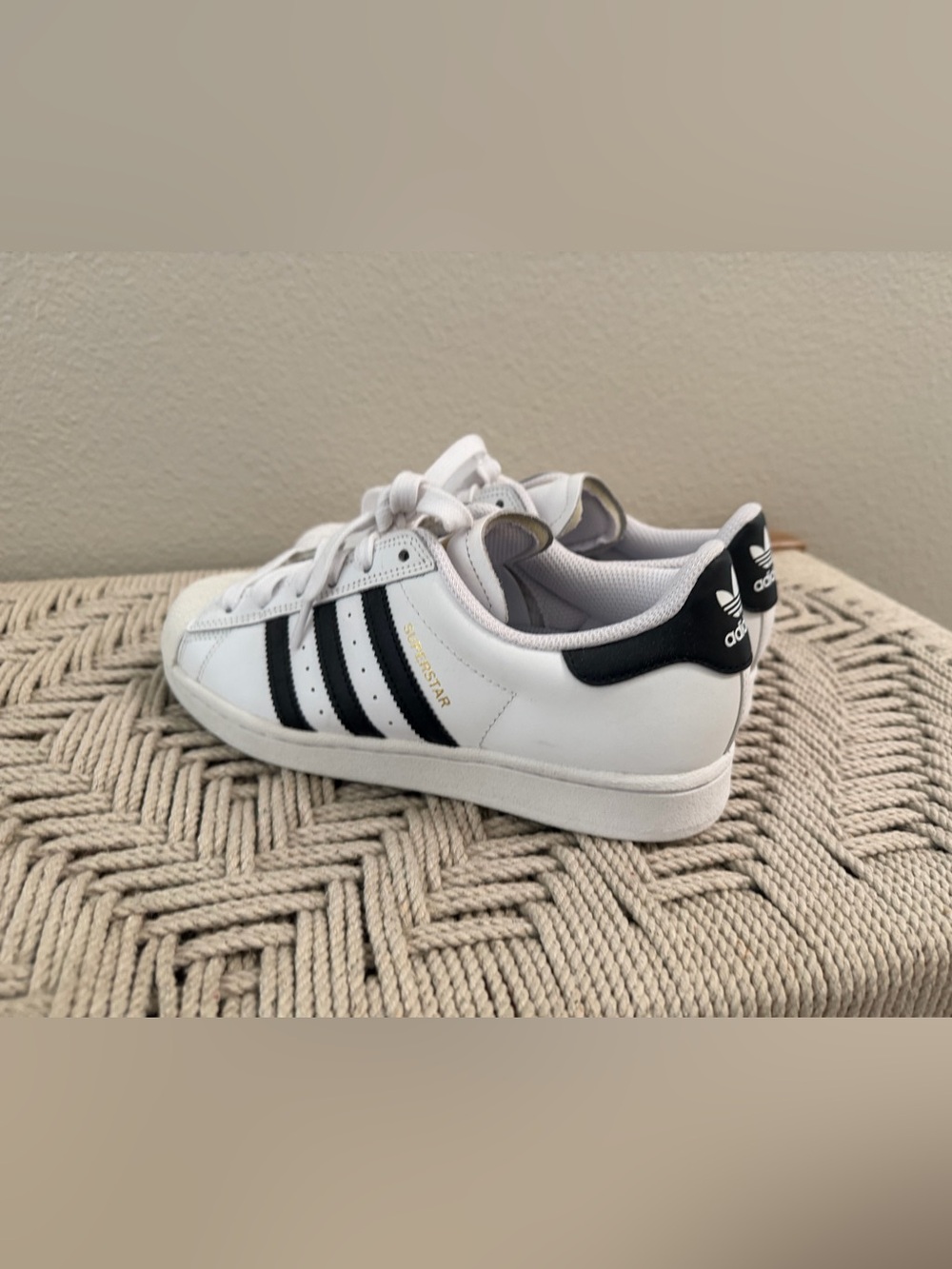 New adidas Women’s Superstar Sneakers - White and Black